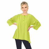Lime Breeze Crinkle Tunic - 7502T-LME - Size XXL Only!