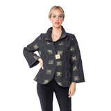 Square Metallic Jacquard Jacket - 5076J - Size S Only!