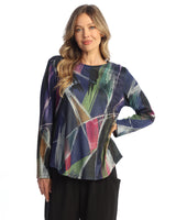 French Brushed Round Neck Knit Top - FB10