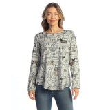 French Brushed Round Neck Knit Top - FB10