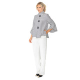 Navy Marine Stripe Jacket - 6272J -