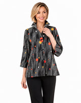 Mixed Polka-Dot Print Blouse in Multi - 3448-COR