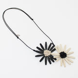 Amaya Double Flower Statement Adjustable Necklace