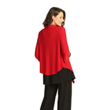 by JJ Stretch Jersey Zip Jacket in Red - IT-114