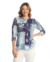 "Hana" Cotton Modal Round Neck Top - KM1-2075