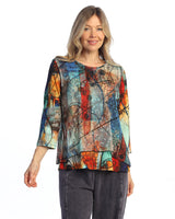 Cotton Modal Mesh Top - KM7