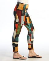 Cotton Spandex Printed Legging - KS7