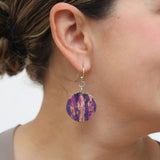 Purple Evening Maren Earrings