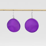 Purple Opaline Drift Earring