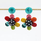 Garden of Color Flower Earring