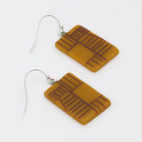 Mustard Geovibe Drop Earring