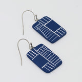 Blue Geovibe Drop Earring