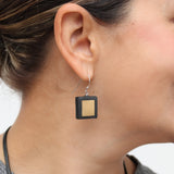 Black Mira Verde Earrings