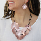 Rose Opaline Drift Adjustable Necklace