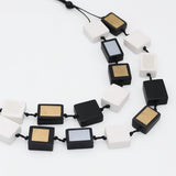 Black Mira Verde Double Necklace