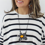 Bumble Blossom Daisy Pendant