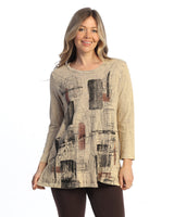 Mineral Washed Tunic Top - M101