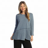 Solid Mineral Washed Tunic Top - M101