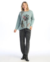 "Field Notes" Mineral Washed Drop Shoulder Top - M111-2046 - Size S Only!