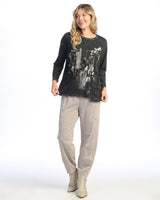 "Mariposa" Mineral Washed Tunic Top - M112-2026