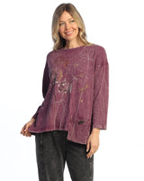 Mineral Washed Tunic Top - M112-