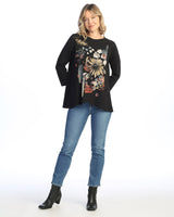 "Golden" Mineral Washed Patch Pocket Tunic Top - M12-2042