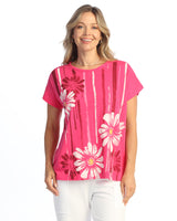 Center Seam Boxy Dolman Top - M137