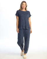 Center Seam Boxy Dolman Top - M137