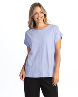 Center Seam Boxy Dolman Top - M137