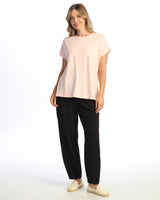 Center Seam Boxy Dolman Top - M137