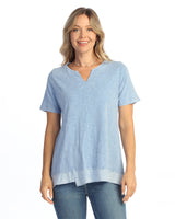 Notch Neck Top - M138