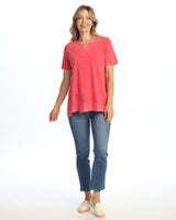 Notch Neck Top - M138