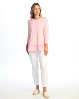 Jess & Jane Floral Print Layered Tunic Top - M66