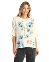 Mineral Washed Double Gauze Boxy Top - M97-