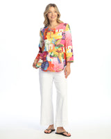 "Cancun" Sublimation Top With Round Hem - PS3-2051 - Size 1X