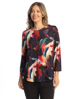 "Astra" Round Neck Top with Round Hem - PS8-2133