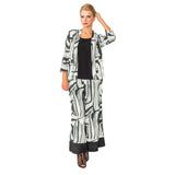 Brushstroke-Print Palazzo Pant - 5886P - Sizes S & XXL
