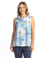 Quill Texture Sleeveless Top - QT1-