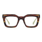 RAZ | Brown Green Stripes | Lime Green