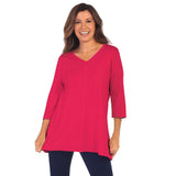 Solid Lightweight Soft Knit Tunic - SC115