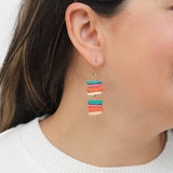 Multi Color Stack Earring