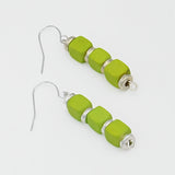 Lime Zuba Cube Earring