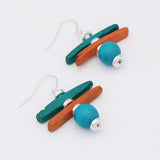 Coral Skylar Coastal Aura Earrings