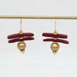 Gold Skylar Coastal Aura Earrings