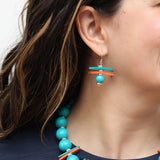 Coral Skylar Coastal Aura Earrings