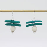 Turquoise Skylar Coastal Aura Earrings