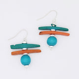 Coral Skylar Coastal Aura Earrings