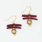 Gold Skylar Coastal Aura Earrings