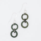 Olive Double Link Drop Earrings