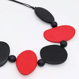 Crimson Pop Statement Necklace